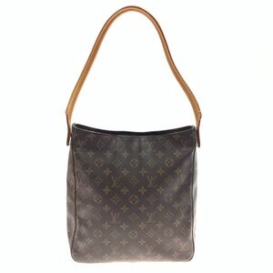 Louis Vuitton Monogram Looping Shoulder Bag Brown